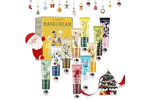 TUKNON Crema Mani Riparatrice, Crema Mani, Set Creme Mani, 10 Pcs Crema Mani Ldratante, Svolge Un'Azione Lenitiva, Protettiva E Riequilibrante Sulla Pelle, Rapido Assorbimento