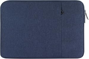 Chelory 13 14 Inch Laptop Sleeve Bag for 13 Inch MacBook Air Pro 14 inch MacBook Pro, 13.3 13.6 14 Inch Notebook Computer Ultrabook Shockproof Protective Cover iPad Tablet Carrying Case, Dark Blue