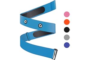 Onlyesh Elástica Ajustable Chest Mount Cinturón Correa Bandas para Polar, Garmin, Wahoo Deporte Running Monitor de frecuencia