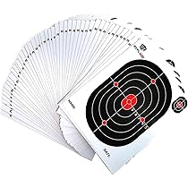 Trappola Per Bersagli ATFLBOX Per Pistola BB - 17.8x22.9 Cm, Con Bersagli Di Carta E Metallici Rotanti - Foto 5