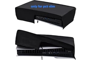 Mcbazel Funda Contra Polvo Protector Cubierta Antipolvo para PS5 Slim (No para la PS5/PS5 Pro)