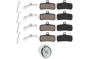 AONAYO 4 paia di pastiglie freno per bicicletta, adatti per freni Shimano, Shimano D03s D02s Saint Br-M810 Br-M820 Deore Xt Br-M8020 Br-M8120 Zee Br-M640 XTR Br-M9120 Tektro Hd E725 M735 M745 M745 50 Trp. Sl