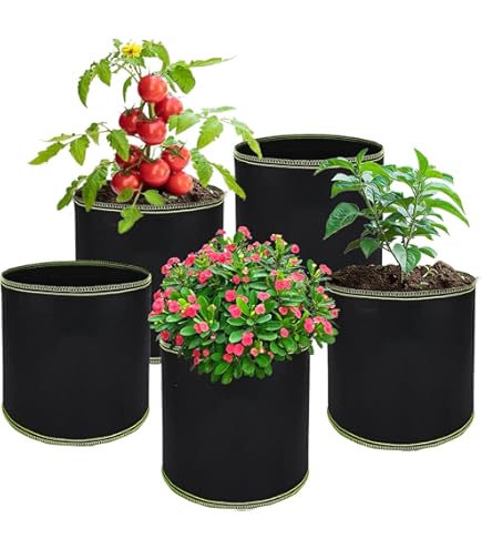 Vasi Tessuto Non Tessuto Per Piante Sacchetti Per Semina Di - Foto 5