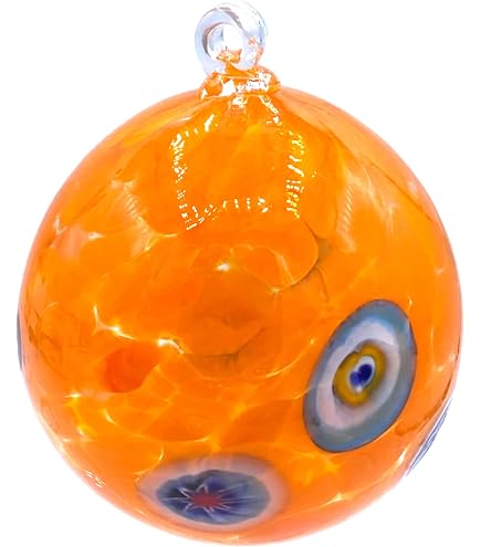 Gocce di Murano Palle di Natale in vetro di Murano confezione 6 palline grandi in vetro soffiato colorate lavorazione artigianale eleganti decorazioni natalizie per albero di natale (Multicolore, 6 Gocce di Murano Palle di Natale in vetro di Murano confezione 6 palline grandi in vetro soffiato colorate lavorazione artigianale eleganti decorazioni natalizie per albero di natale (Multicolore, 6