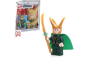 Lego Marvel Super Heroes Avengers Wrath of Loki Minifigure - Loki med guldpersonal (76152)
