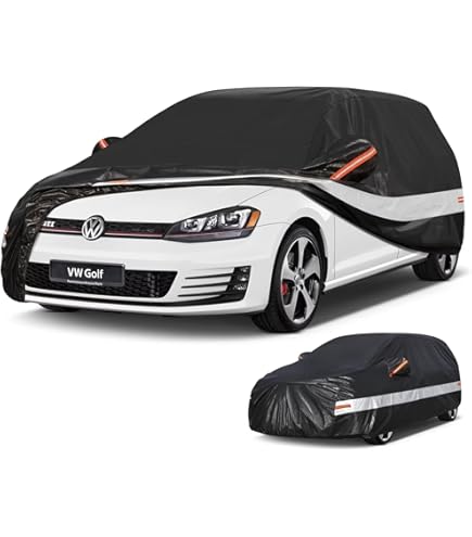 Kayme Autohoes Waterdicht Ademend voor Ford Kuga (2019-2024), 6 Layer Full Garage Car Cover voor Regen Zon Stof Bescherming Bekrast, Auto Cover met Reflecterende Strepen