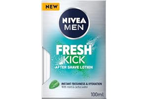 NIVEA MEN After Shave Lotion, Fresh & Cool Mint Extract, 100ml
