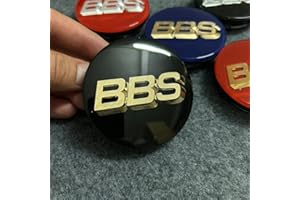 KUPK 4 pièces Auto Cache Moyeux, pour BBS 56MM 60MM 65MM 68MM 70MM Centre de Jante Capuchons Badge Enjoliveurs Anti-poussière Centre Roue Caps Accessoires,E-70MM