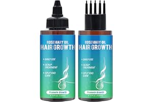 GOLDWORLD Rosemary Oil for Hair Growth,2x120ml Diluted Rosemary Oil and Hair Serum for Dry Damaged Hair,Proven Hair Loss Treatment & Hair Thickening Products
