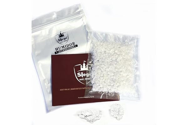 Cave à Cigares Humidificateur Cigare Cristal, Cristaux Humidificateur pour Cave Cigare, Garder Humidité Pour 300 Cigares, Cave Cigare Accessoires,Prolonger temps humidification Boîte à Cigare(25g)