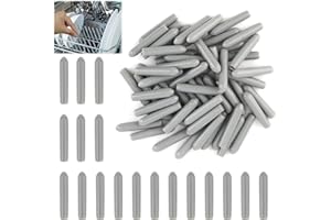 RUMGUG 100 Stück Spülmaschinen Gestell Abdeckkappen, Geschirrkorb Schutzkappen Dishwasher Basket Protective Cap, PVC Geschirrspüler für Geschirrkörbe Rack Cover Caps Spülmaschinenkorb Spitzenzinken