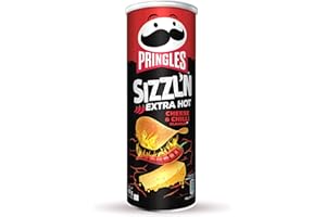 Chips Tuiles Pringles Flame Fromage et Piment, 160g