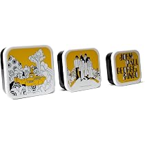 Beatles Snackbox Set – 3-teilige Lunchbox Mit Sgt. Pepper's Motiv Für Kinder & Erwachsene