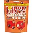Tony's Chocolonely - Littl’ Bits Chocolate Mix Balls - Mini Milk Caramel Sea Salt Biscuit Chocolates in Sharing Pouch - 100g