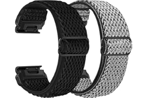 YONGBB Quickfit 22mm Bracelet pour Garmin Fenix 8 47mm/Fenix E 47mm/Fenix 7/Fenix 7 Pro/Fenix 6/Fenix 6 Pro/Fenix 5/5 Plus/Epix Gen 2/Approach S62/S60 Bracelet pour Hommes Femmes