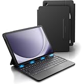 Dexnor Case with Keyboard for Samsung Galaxy Tab A9+ 2023 11 Inches, Spanish &Ntilde; Keyboard with Ultra-Thin Detachable Trackpad,