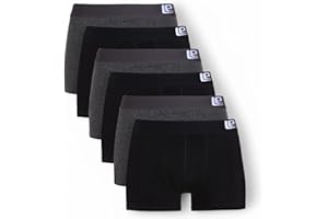 Lower East Retro Boxershorts Herren 10 Pack I 6 Pack aus 95% Baumwolle und 5% Elasthan I Unterwäsche Herren, Unterhosen für Männer