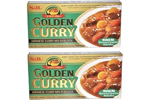 GOLDEN CURRY - Mélange pour curry japonais épicé (moyen) lot de 2