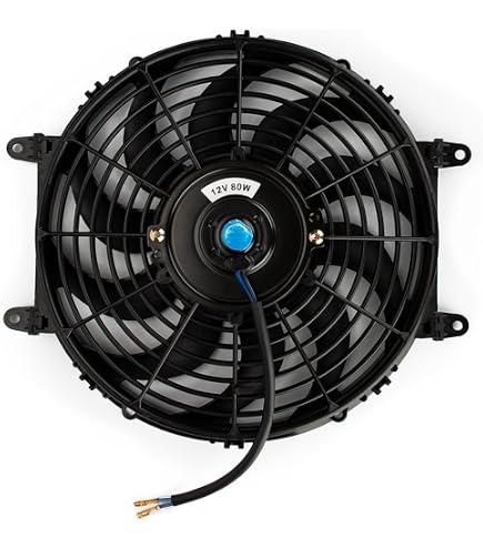 Ventola Elettrica Radiatore Stoney Racing 8" 80W – Universale 12V Slim Push