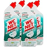 Wc Net - Disincrostante Disinfettante Gel per Sanitari e Superfici, Pulitore Liquido per Wc, 700 ml x 4 Pezzi