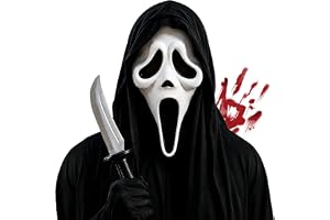 GothicBride Halloween spökansikte mask set skräck spöke ansikte med falsk