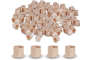 INKin Tapas de Tinta para Tatuajes Biodegradables - 200 Piezas Grandes 15 mm 200 Unidades, Vasos de Tinta para Tatuajes Ecológicos, Vasos de Tinta para Tatuajes con Base para Agujas de Tatuaje