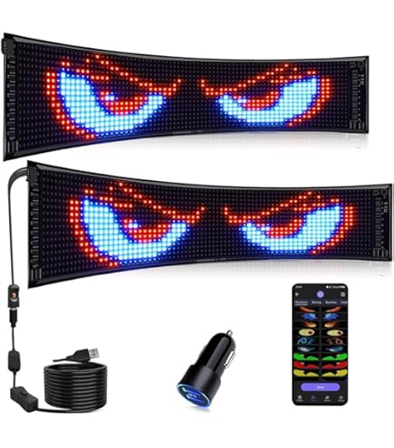 Devil Eyes Light voor vrachtwagen en auto Programmeerbaar