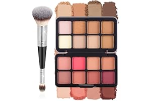 Joyeee Fard a Joue, 16couleurs Palette Blush Contouring Highlighter Maquillage Visage Longue Durée Imperméable Make Up Cosmetic Cadeau pour Fille Femme