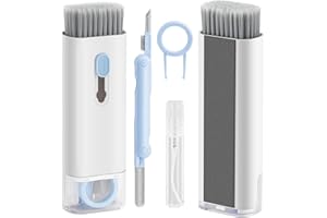 JOEJONI 7 in 1 Keyboard Cleaning Kit, Multifunctional Keyboard Brush, Keyboard Cleaner, Phone Cleaning Kit, for Cleaning Laptop, Keyboard, Earbuds, Cellphones