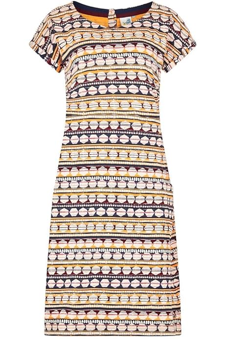 weird fish biscayne printed jersey dress