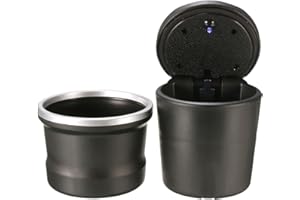 Alamor Cassetta Portaoggetti Portatile Portacenere Portatile per BMW di Serie 1 Serie 3 Serie 5 Serie 7Series X1 X3 X5 X6