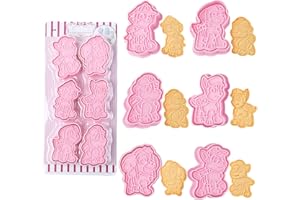 YongHang 3D Emporte pièces patisserie orientale Tampon Biscuits Personnalisable réutilisables pour enfants pain Décoration de gâteau Fête d'anniversaire pour DIY Cuisson (Dog)