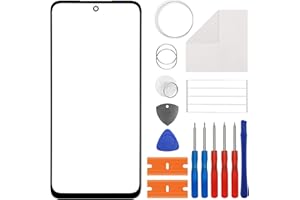 Duotipa Neu Frontglas Display Glas Reparatur Kompatibel mit Xiaomi Redmi 10-6.5 inch - 2021 mit Werkzeugen (No LCD Screen).