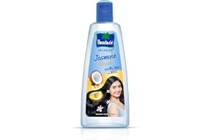 Parachute Advansed Jasmine Gold Coconut Hair Oil With Vitamin-E For Super Shiny Hair, Non-sticky, 300ml