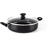 GreenChef Diamond Honda Healthy Nonstick Ceramic 11"/4.3 Liter 2 Handle Pan with Lid, PFAS Free, Induction, Dishwasher &amp; Oven