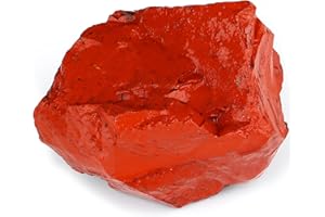 XIANNVXI Cristal de Jaspe Rouge Pierre de Cristal de Jaspe Rouge Pierre de Cristal de Guérison Naturelle Pierre de Cristal Pierres Précieuses Une Pièce