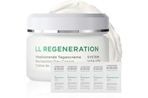 ‎ANNEMARIE BÖRLIND ANNEMARIE BÖRLIND LL REGENERATION Vitalisierende Tagescreme (50ml) + Gratis Probe Sachets (die gesamte Pflegeroutine) - Bei Regenerationsbedürftiger Haut - Schützend, Regenerierend & Vitalisierend