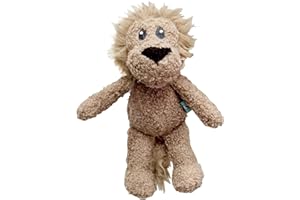 Rosewood Tufflove Lion - Giocattolo per cani di piccola e media taglia, colore: marrone
