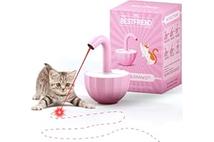 YOUR BESTFRIEND SHOP Laserpaws© Interaktywna Zabawka Dla Kota - Śmieszne Laserowe i Interaktywne Zabawki Dla Kotów (Różowy)
