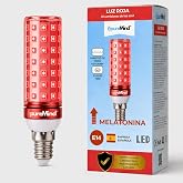 Puremind Melatonin E14 Red Light Night Light Therapy for Baby Sleep Technology Flicker Free + 0% Blue Light + Standard Thread