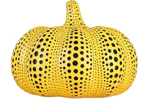 SHENGTIAN Zucca Decorativa Minimalista A Pois - Scultura Creativa Per Decorazioni Di Halloween E Autunno, Zucche Ornamentali Per Casa E Giardino