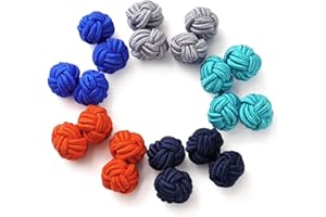 HONEY BEAR 5 paires bouton de manchette noeuds de soie pour homme/Femme chemise/Robes avec boîte