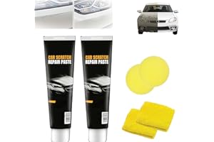 ERISAMO Car Scratch Repair Paste, Professional Car Scratch Repair Agent, Car Scratch Removal Kit, Body Compound Car Scratch Remover Kit for Deep Scratches (2Pcs)