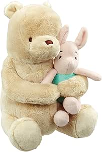 Rainbow Designs DN1609 Hundred Acre Wood Lullaby Winnie the Pooh &amp; Piglet Soft Toy Pooh, Piglet