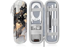 FINTIE Custodia Compatibile con Apple Pencil (USB-C) e Apple Pencil 1a/2a Gen - Slim Case con Built-in Tasca e Slot Compatibile con Apple Pen, Cavo USB, Samsung Stylus,