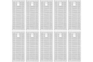 BRUVISH (10 pezzi) M310 Filtri HEPA di ricambio per robot aspirapolvere Lefant M310, kit di accessori per filtri, ricambi per filtri, accessori per aspirapolvere, filtri per aspirapolvere, filtri verticali