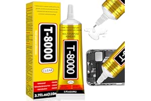 SEELENKLANG Colle Ecran Smartphone - 110ml Colle Telephone, Colle pour Maquette Chaussure, Tube de Colle Rhinestone Glue Cuir, Colle Bijoux, Colle pour Ecran de Téléphone pour Verre, Tissu, Céramique, Métal