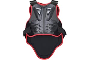 PELLOR Torace Sportivo Dorso della Colonna Vertebrale Gilet Protettivo, Equipaggiamento Protettivo Anticaduta per Motocicletta Corpo,Gilet Protettivo per Ciclismo, Sci, Equitazione, Skateboard