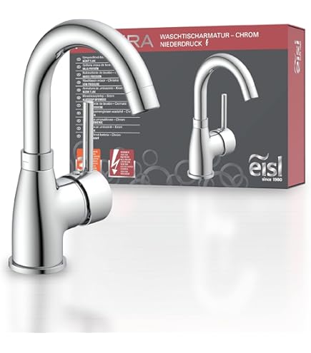 Ideal Standard B1716AA Ceraflex wastafelarmatuur hoge uitloop met trekknop afvoergarnituur