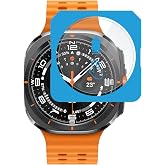 Teknoft Samsung Galaxy Watch Ultra 47mm 2024/2025 i&ccedil;in 2'li Paket (2 Adet) Kolay Kurulum Otomatik Hizalama Aparatlı Şeffaf 9H